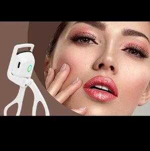 Electric Eyelash Curler with Heat for Long-Lasting Curls USB Rechargeable Pink‎